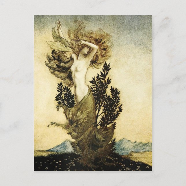 Cartão Postal Metamorfose Daphne em árvore (Frente)