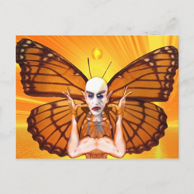 Cartão Postal Metamorfose de Nosferatu Dracula (Frente)