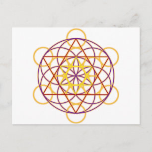 Cartão Postal MetatronGlow1