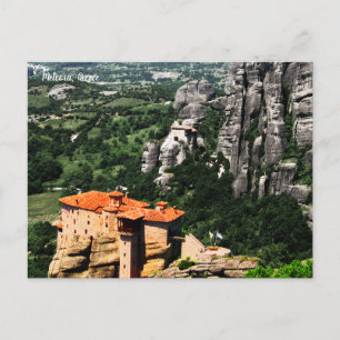 Cartão Postal Meteora Grécia