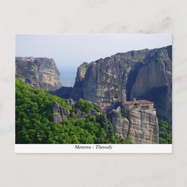 Cartão Postal Meteora - Tessália (Frente)