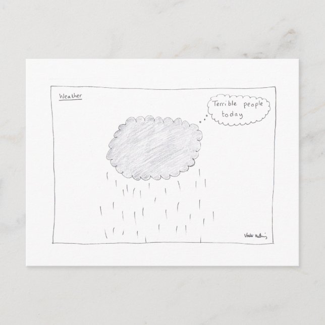 Cartão postal meteorológico (Frente)