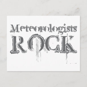 Cartão Postal Meteorologistas Rock