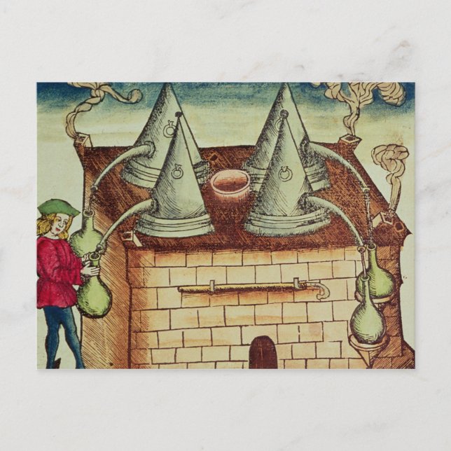 Cartão Postal Métodos de destilação (Frente)