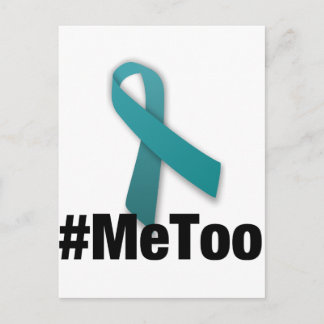 Cartão Postal #MeToo Design com Faixa de Opções