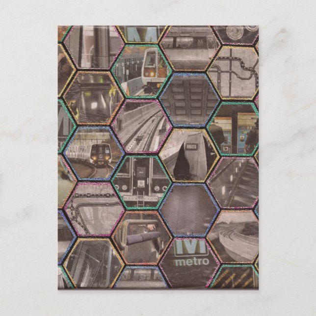 Cartão Postal Metro DC (Frente)