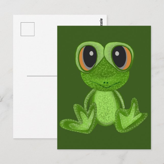 Cartão Postal Meu Amigo Sapo Verde (Frente/Verso)