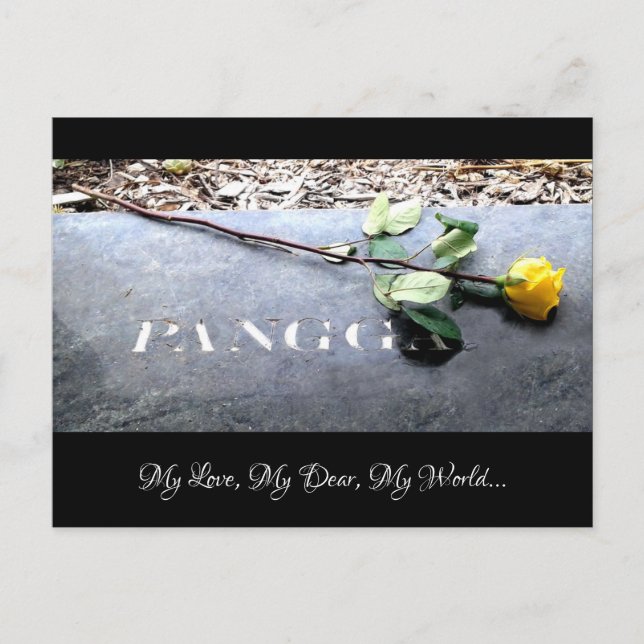 Cartão Postal Meu Amor, Meu Querido, Meu Mundo... (Frente)