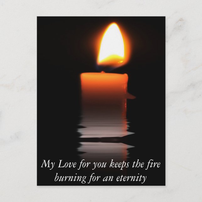 Cartão Postal Meu amor por você (Frente)