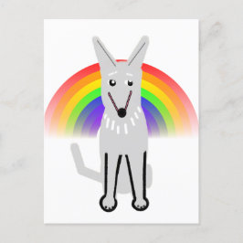 Cartão Postal Meu Cão da Lua e Arco-íris, 