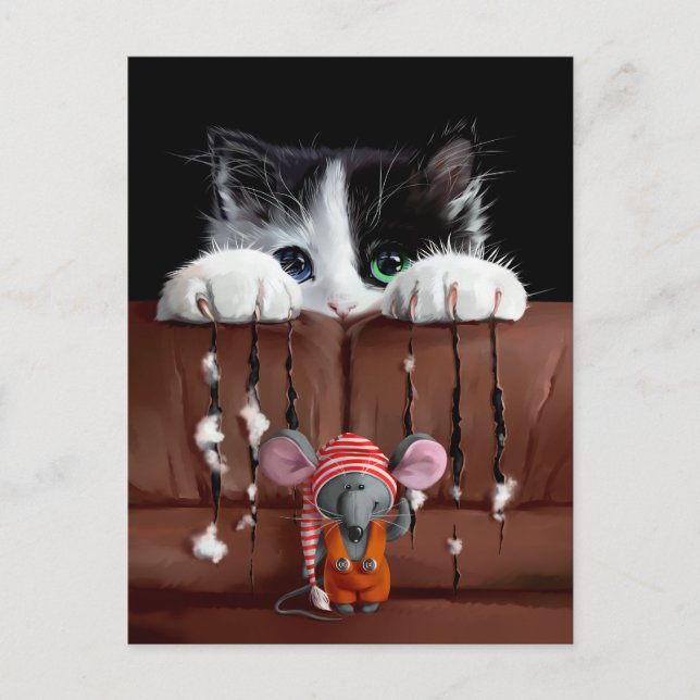 Cartão Postal Meu caro rato (Frente)