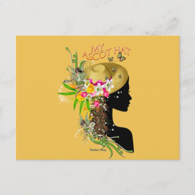 Cartão Postal Meu Chapéu Ascoso (Frente)