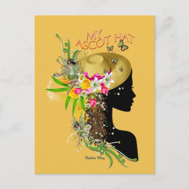 Cartão Postal Meu Chapéu Ascoso (Frente)