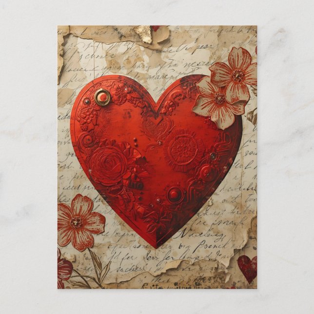 Cartão Postal Meu Coração  (Frente)