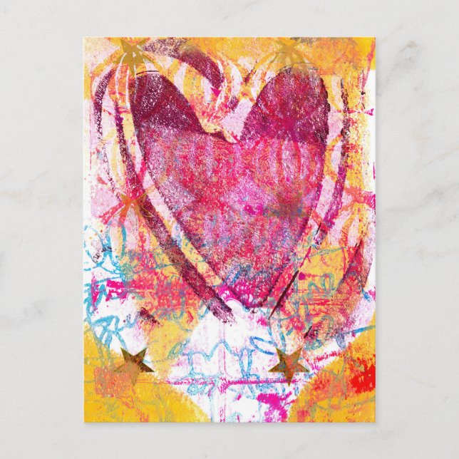 Cartão Postal Meu Coração (Frente)