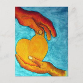 Cartão Postal Meu coração está em suas mãos