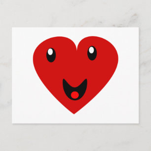 Cartão Postal Meu coração feliz