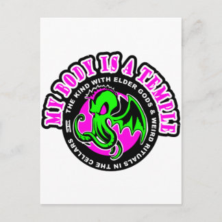 CARTÃO POSTAL MEU CORPO É UM TEMPÉRIO