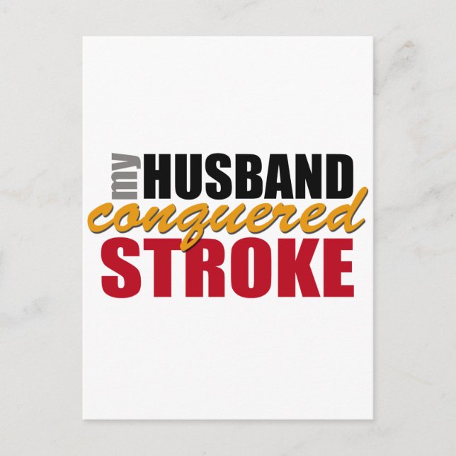 Cartão Postal Meu curso conquistado marido (Frente)