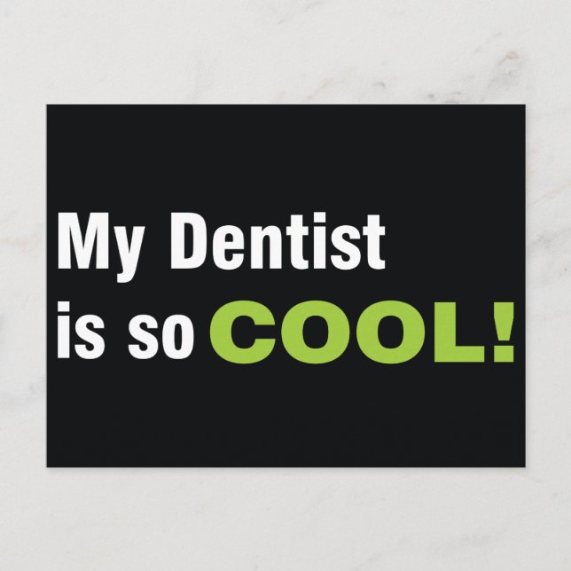 Cartão Postal Meu Dentista é tão Legal (Frente)