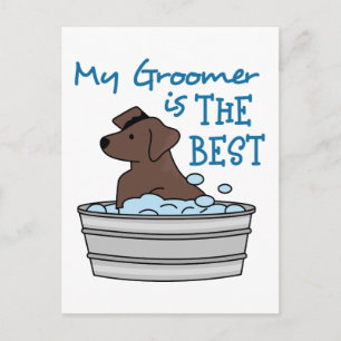 Cartão Postal Meu Groomer