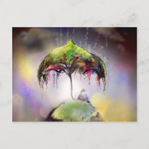 Cartão Postal Meu guarda-chuva