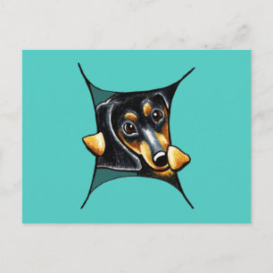 Cartão Postal Meu interior Dachshund