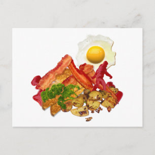 Cartão Postal Meu Ketchup foi esquadrão para o café da manhã de