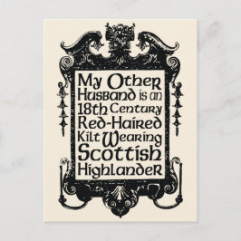 Cartão Postal Meu Outro Marido - Highlander