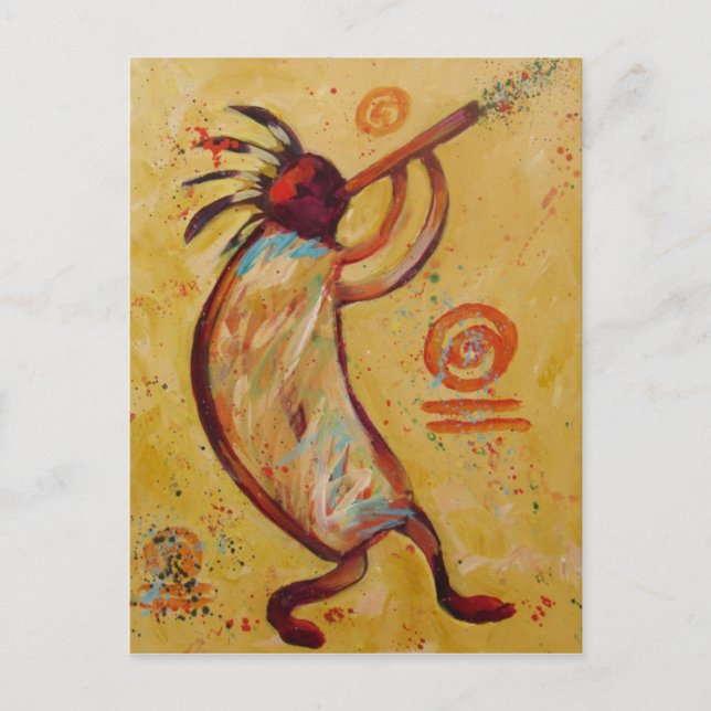 Cartão Postal Meu Red Kokopelli (Frente)