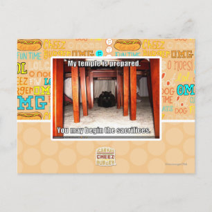 Cartão Postal Meu templo está preparado.