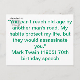 Cartão Postal Meus Hábitos