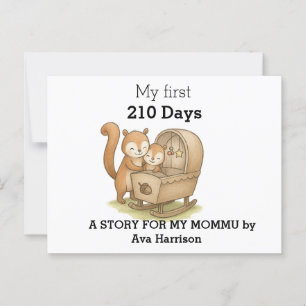 Cartão Postal Meus Primeiros 210 Dias – Memória Personalizada do