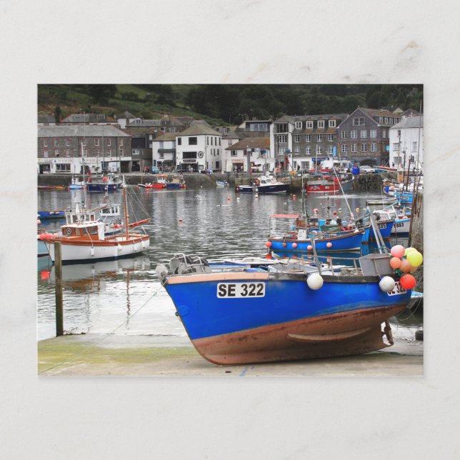 Cartão Postal Mevagissey na Cornualha (Frente)