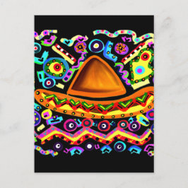 Cartão Postal Mexican Sombrero