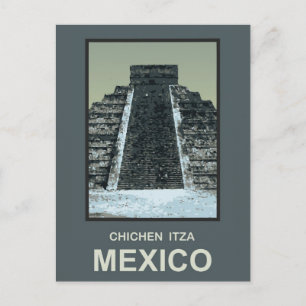 Cartão Postal México Chichen Itza