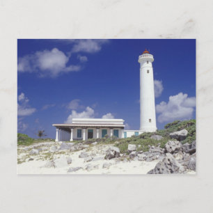 Cartão Postal México, Cozumel. Farol Punta Sur Celarain.