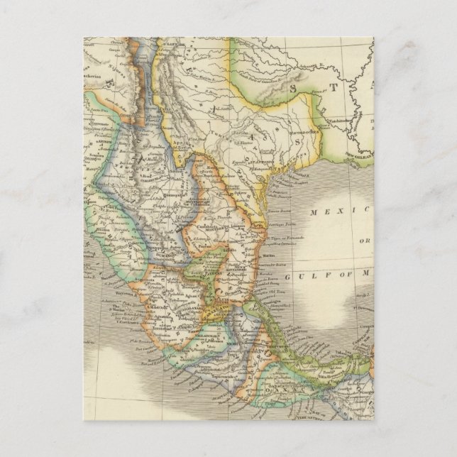 Cartão Postal México e Guatamala (Frente)