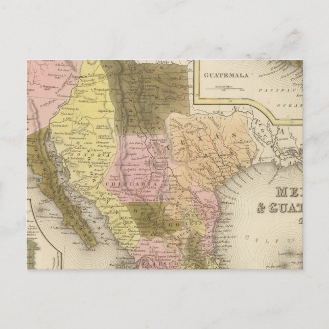 Cartão Postal México e Guatemala 5 (Frente)