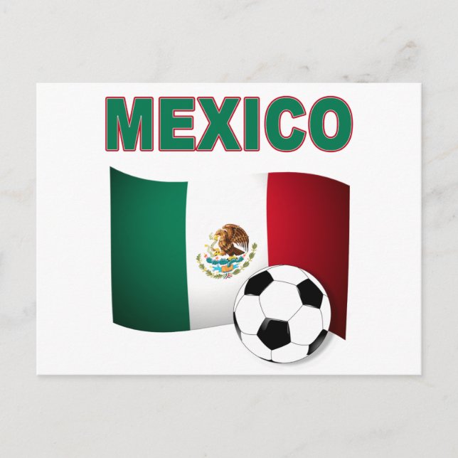 Cartão Postal México Futebol 0535 (Frente)