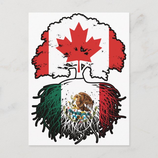 Cartão Postal México, México, Canadá, Canadá, Sinalizador de Raí (Frente)
