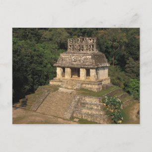 Cartão Postal México, província de Chiapas, Palenque, Templo de