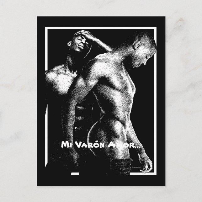 Cartão Postal Mi Varón Amor. (Frente)