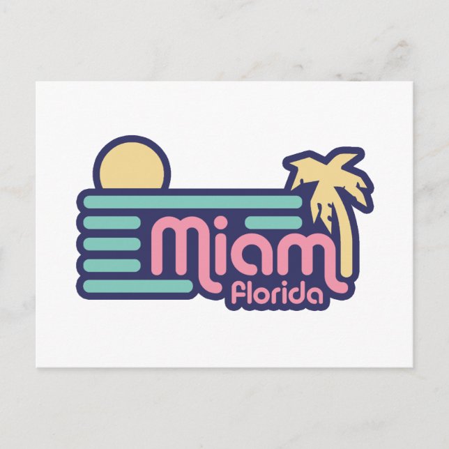 Cartão Postal Miami (Frente)
