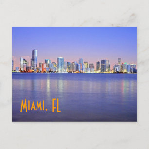 Cartão Postal Miami, a Cidade Mágica ao amanhecer.