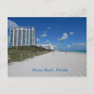 Cartão postal Miami Beach Florida