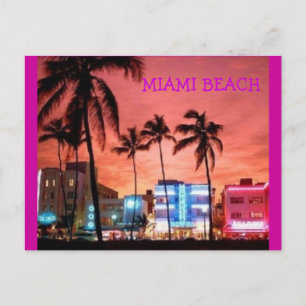 Cartão Postal Miami Beach, Florida