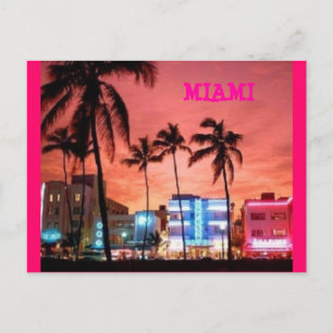 Cartão Postal Miami Beach, Flórida