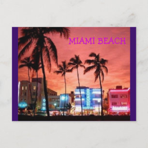 Cartão Postal Miami Beach, Flórida