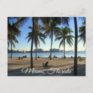 Cartão Postal Miami Beach Florida, Sunset Postcard